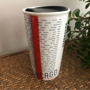 Starbucks Chicago Neighborhood Local Cities Collection Tumbler Cup Mug 12oz